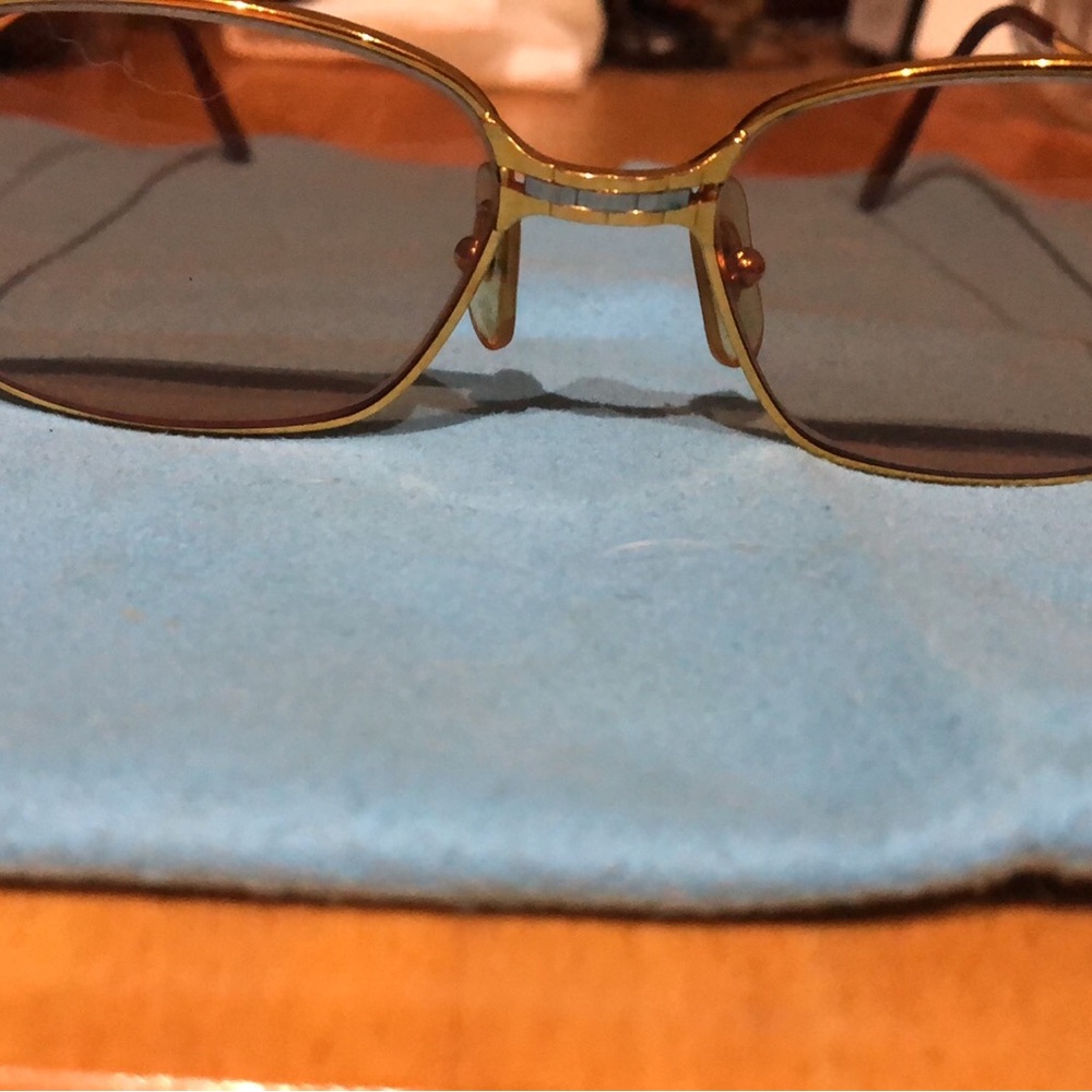 Authentic Cartier Panthere Gold Silver 1989 (56-17) Sunglasses unisex